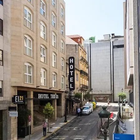 Centro 3 Parking Incluido & Wifi ツ By Rias Baixas *