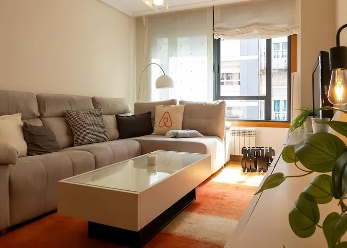 Centro 3hab Parking Incluido & Wifi 5pax ツ By Rias Baixas * Vigo